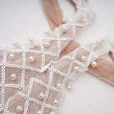 Claudine white embellished halterneck maxi dress
