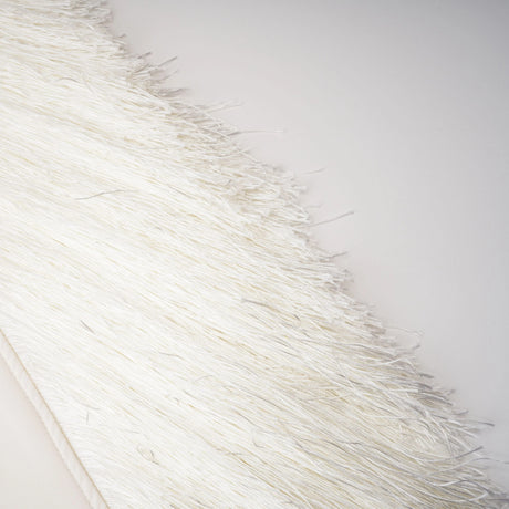 Gilda Maxi Dress Cream Asymmetrical with Fringe