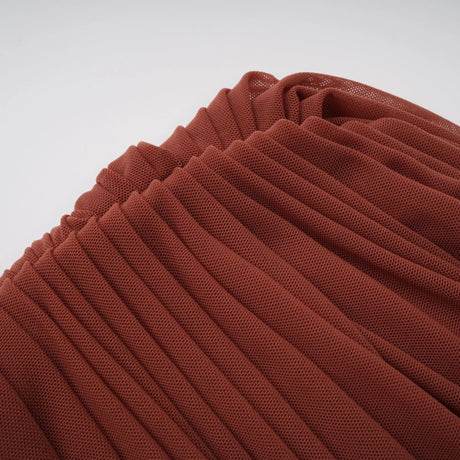 Agnolina Maxi Dress Brown Shirred-effect Draped