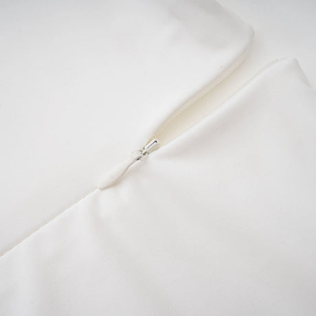 London Maxi Dress White Halter Neck Draped