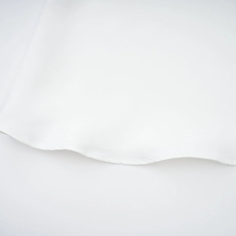 Emmeline White Train Design Gathered Maxi Dress