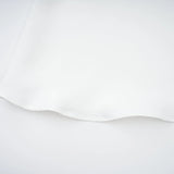 Emmeline White Train Design Gathered Maxi Dress