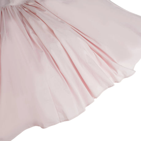 Harper Midi Dress Pink Layered Flared Hem