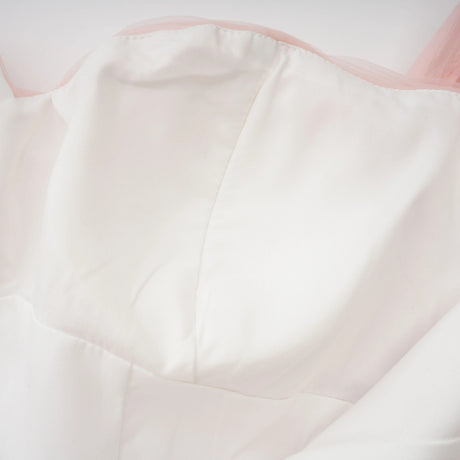 Virginia Midi Dress Pink Flounced