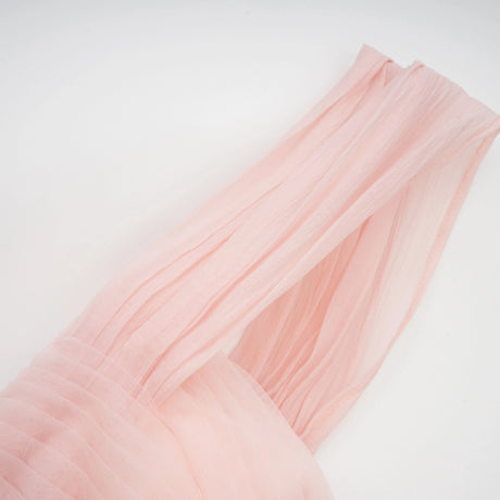 Virginia Midi Dress Pink Flounced