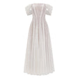 Esme White Off Shoulder Embellished Maxi Dress