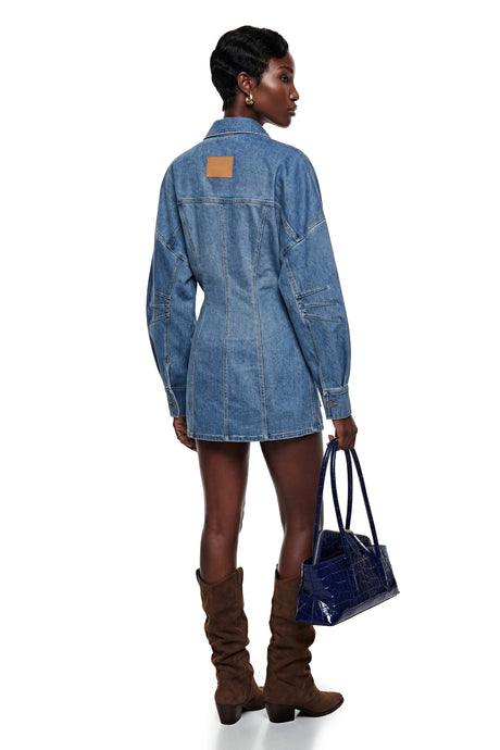 Mariella Blue Button Down Denim Jacket