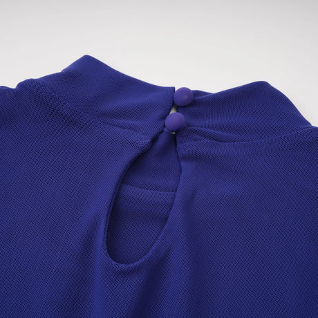 Zoe Maxi Dress Blue Draped Gathered