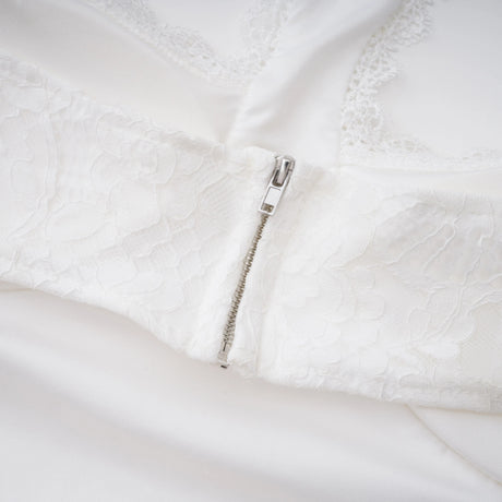 Kayleigh Maxi Dress White Halterneck Lace