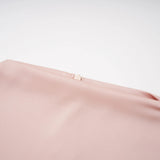 Everleigh Champagne Satin Top  Skirt Set With Cape Detail