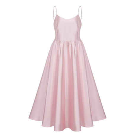 Gelsomina Dress Pink Semi-Sheer Blouse & Set