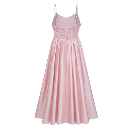 Gelsomina Dress Pink Semi-Sheer Blouse & Set