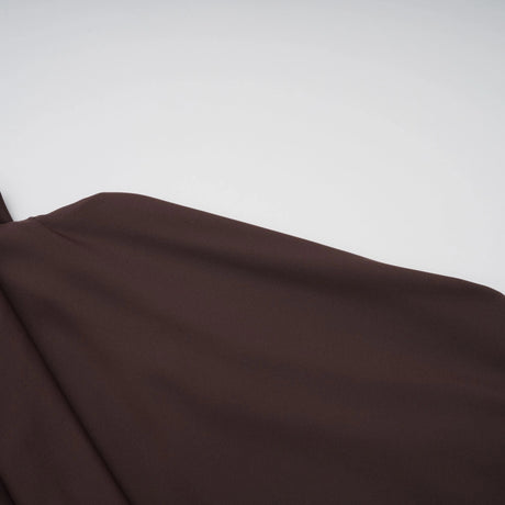 Fée Brown Asymmetrical Ruched Mini Dress