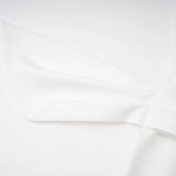 Felice White Structured Cape  Corset Dress Set