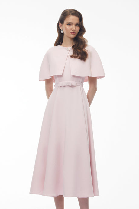 Cinzietta Midi Dress Pink Cape