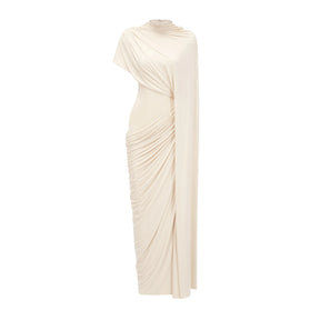 Fenella Asymmetrical Draped Cape  Dress Matching Set