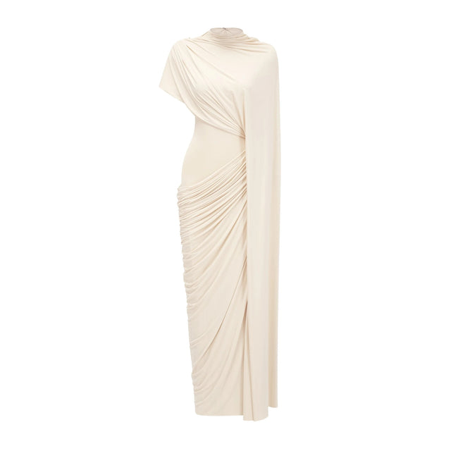Fenella Asymmetrical Draped Cape  Dress Matching Set