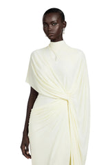 Fenella Asymmetrical Draped Cape  Dress Matching Set