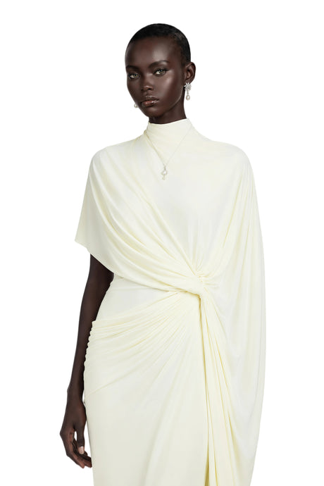 Ippolita Dress Asymmetrical Draped Cape & Matching Set