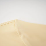 Fenella Yellow Asymmetrical Draped Cape  Dress Matching Set