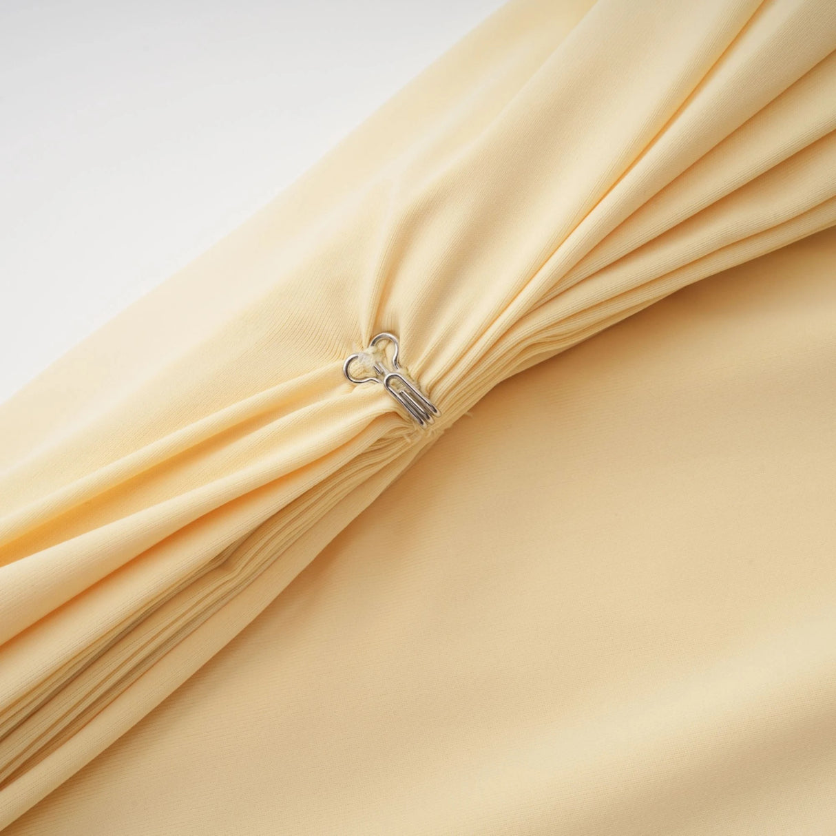 Fenella Yellow Asymmetrical Draped Cape  Dress Matching Set