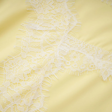 Grace Maxi Dress Gathered Lace Panel
