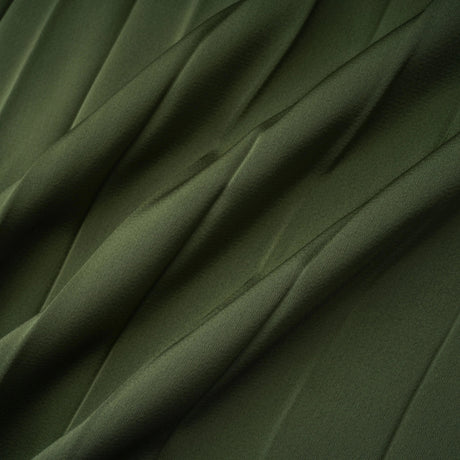 Firoozeh Emerald Green One Shoulder Pleated Maxi Dress
