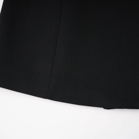 Fortunata Mini Dress Black Blazer with Satin Panels