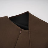 Francesca Brown Asymmetrical Gathered Mini Dress