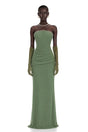 Franziska Green Embellished Corset Maxi Dress Without Gloves
