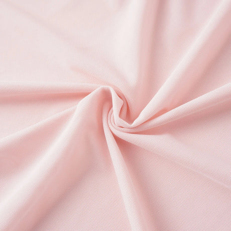 Garance Pink Asymmetrical Ruched Mesh Maxi Dress