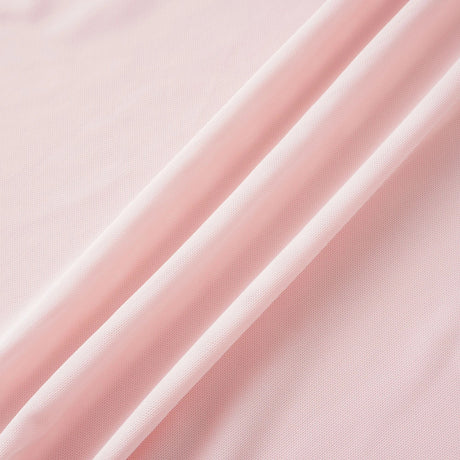 Garance Pink Asymmetrical Ruched Mesh Maxi Dress