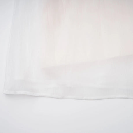 Gelsomina White Gathered Crepe Midi Dress