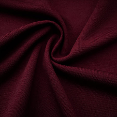Georgiana Burgundy Lace Panel Flared Maxi Gown