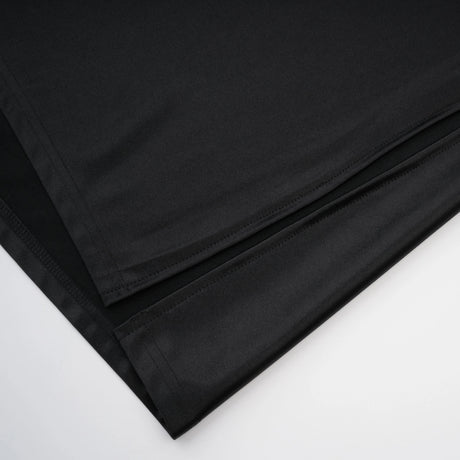 Ginevra black halterneck fauxpearl satin maxi dress