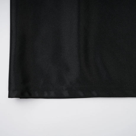 Ginevra black halterneck fauxpearl satin maxi dress