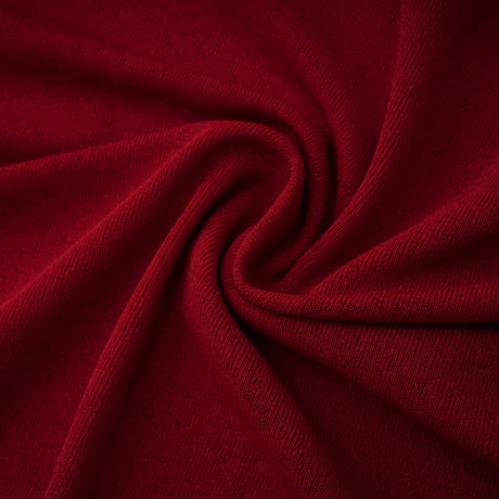 Giovanna Red VNeck Ruched Midi Dress with Half Sleeves