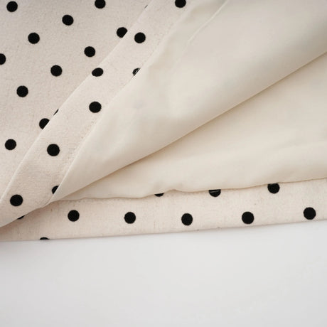 Gitane White Polka Dot Midi Dress