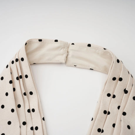 Camilla Midi Dress White Polka Dot