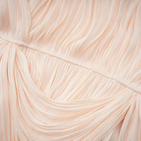 Gilda Mini Dress Neutrals Pleated Ruffled