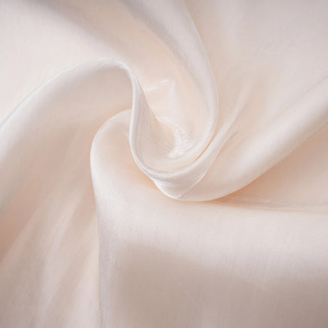 Hege Cream Glossy Ruched Cape Maxi Dress