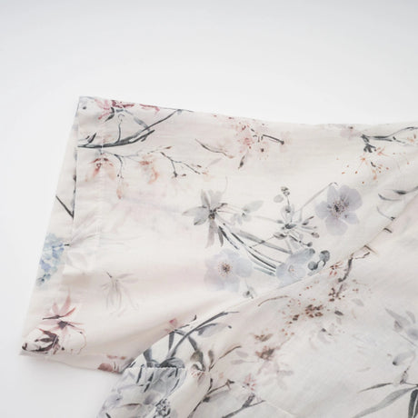 Héloïse White Floral Print Summer Midi Dress