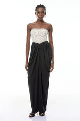 Hilla Color Block Maxi Dress