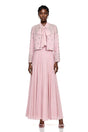 Imogen Pink Embellished Jacket  Dress Set