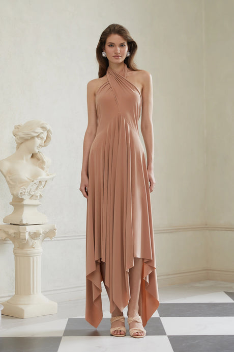 Eden Midi Dress Khaki Convertible