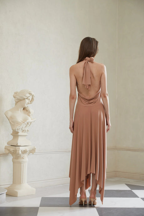 Eden Midi Dress Khaki Convertible