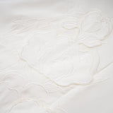 Inga Cream White Strapless Floral Embroidered Mini Dress
