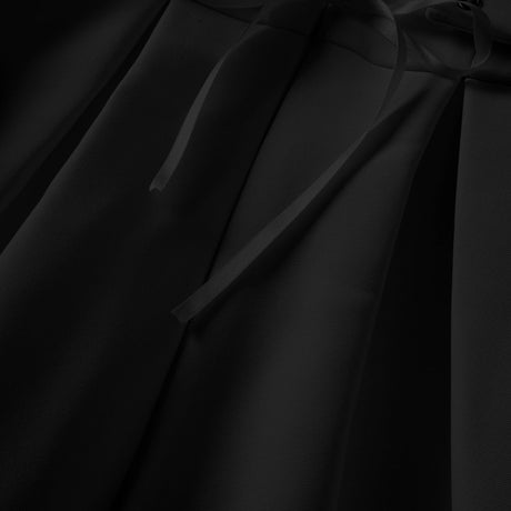 Inmaculada Black Boned Bodice Mini Blazer Dress