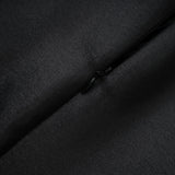 Ivana Black Corset Bodice Maxi Gown