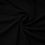 Ivona Black Halterneck Ribbon Design Mini Dress